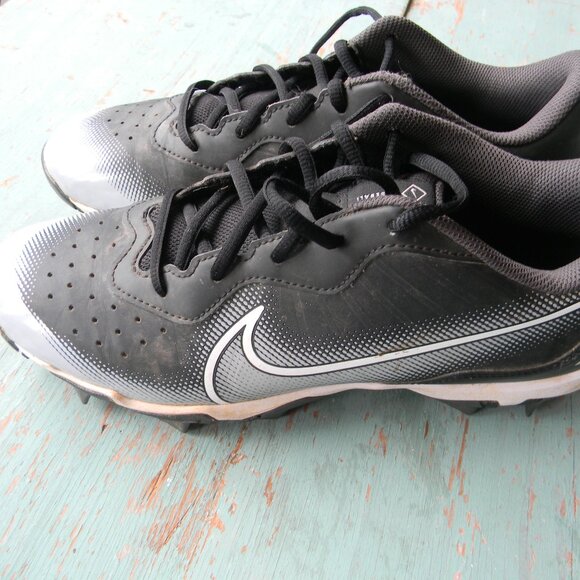 Nike Mens Baseball Cleats size 8.5 Alpha Huarache 4 Keystone Black DJ6524-011 - Picture 3 of 6